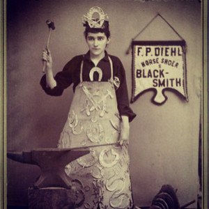 Sarah has cultivated a wide range of hard skills in order to turn her ideas into reality. The one I am most jealous of? Her blacksmithing.