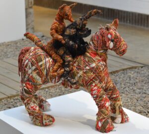 Best of Show  Ernie, Brer Fox, Brer Rabbit, and Tar Baby by Susan Edwards 
